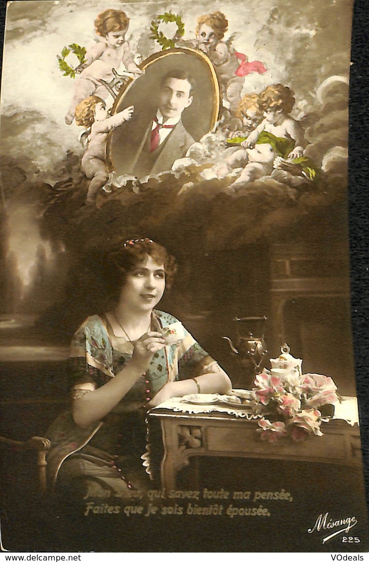 CPA - Thème - Fantaisie - Femme - 6 Cartes - Lot 77 - 5 - 99 Postkaarten