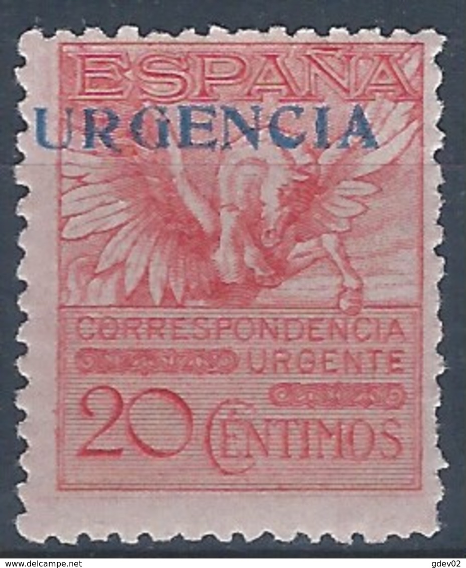 ES591ASACF-L4325PC-TTEUR.España  Spain Espagne PEGASO URGENTE  1930 (Ed  951A*)con Charnela.MAGNIFICO - Espresso