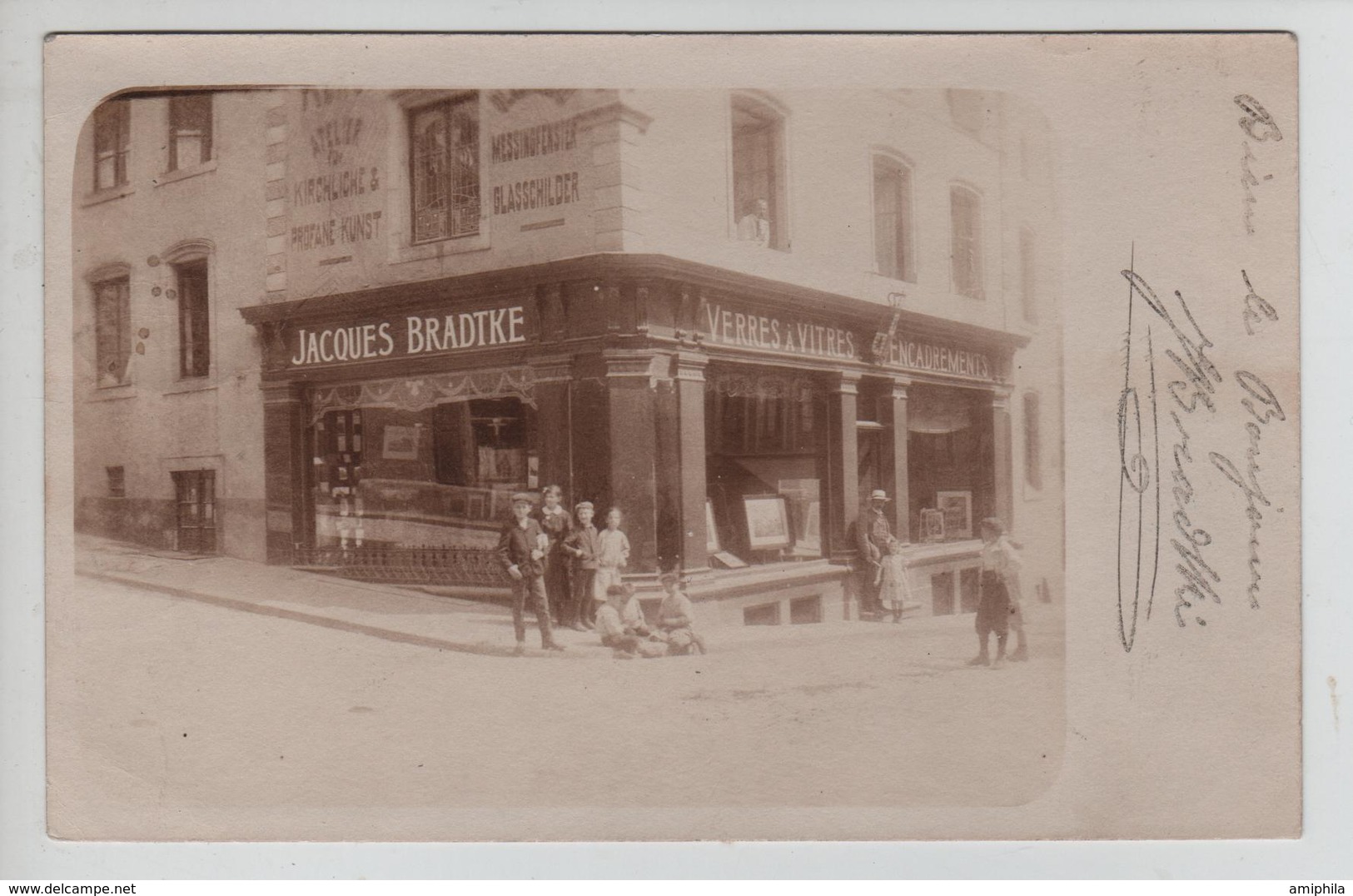 CBPN143/ Grand Duché CP Jacques Bradkte Verres & Vitres Encadrements Howald Hesperange Luxembourg Animée - Luxemburg - Town