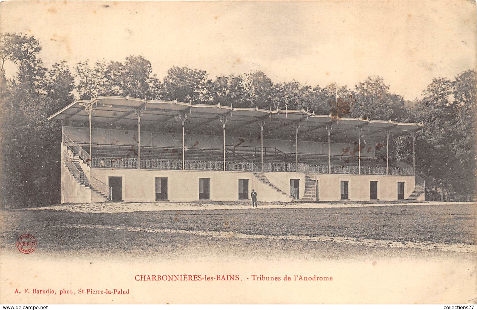 69-CHARBONNIERES-LES-BAINS-TRIBUNES DE L'ANODROME - Charbonniere Les Bains