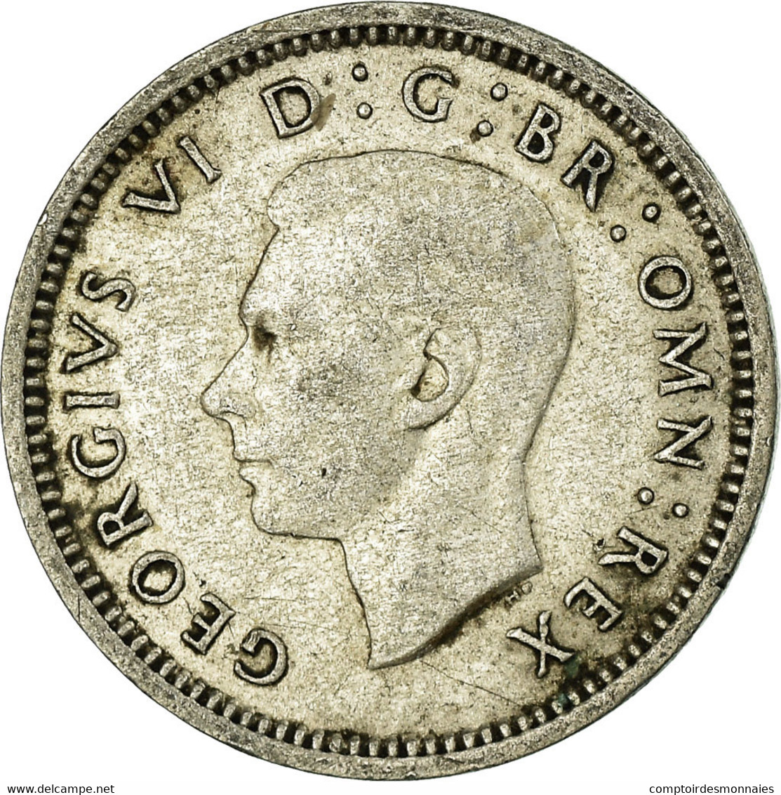 Monnaie, Grande-Bretagne, George VI, 3 Pence, 1938, TB+, Argent, KM:848 - F. 3 Pence