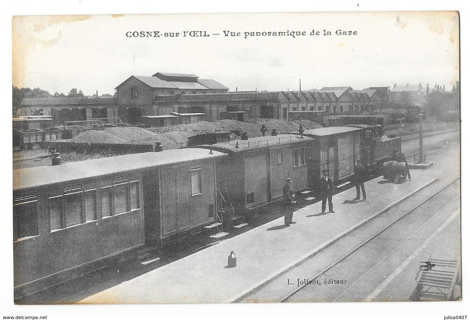 COSNE SUR L'OEIL (03) Train En Gare Chemin De Fer Du Tacot - Other & Unclassified