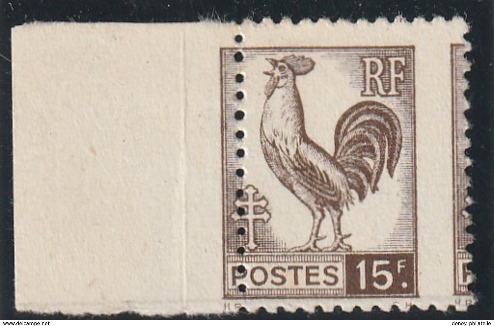 FRANCE - Variété N 647 Piquage A Cheval Sans Charniere - Unused Stamps