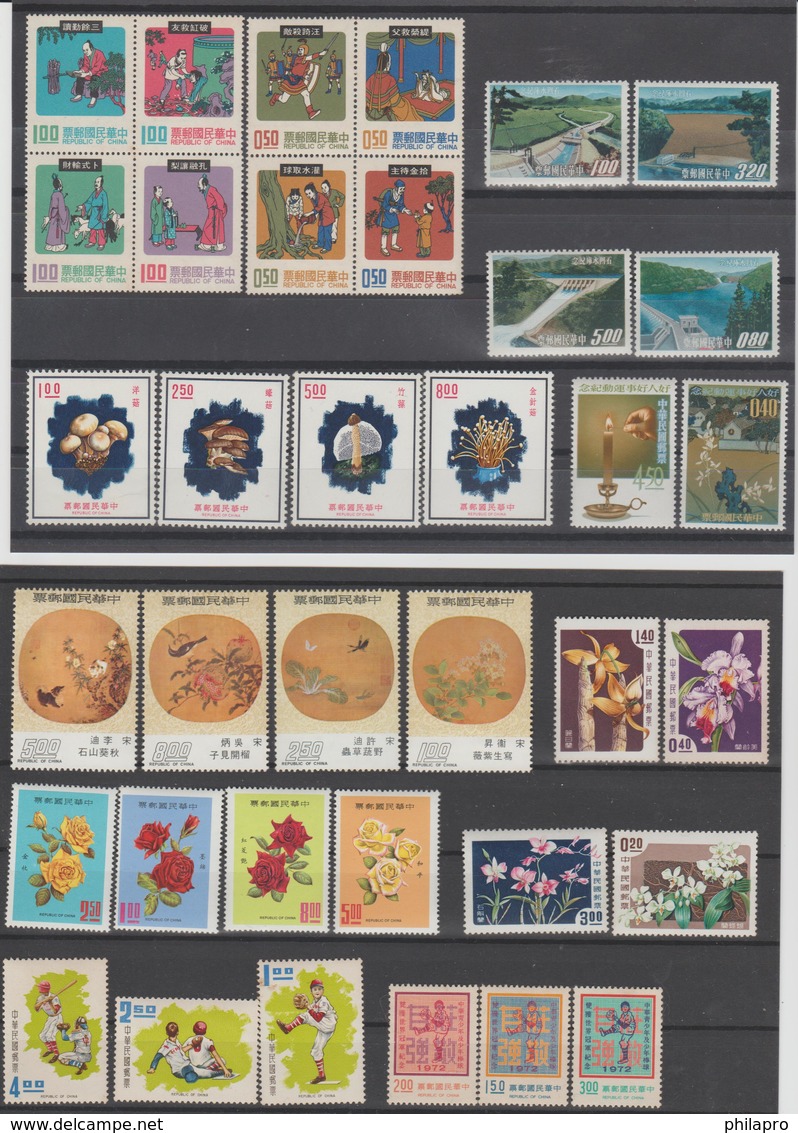 TAIWAN  /FORMOSE  Lot  Complete Sets   **MNH   Réf  465 T - Other & Unclassified