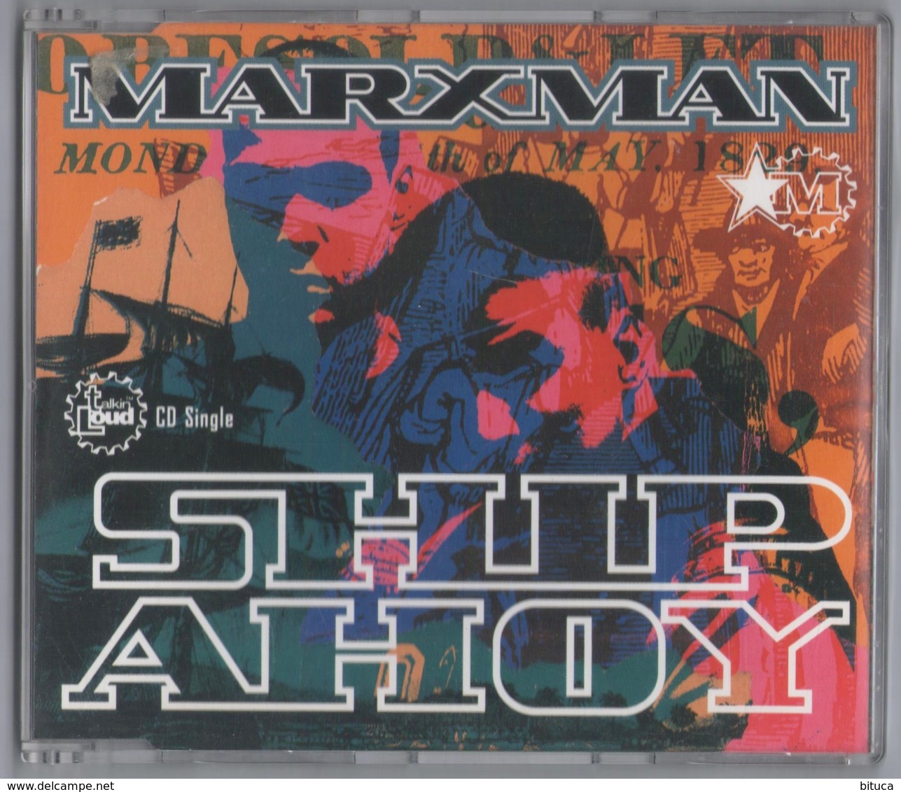 CD 4 TITRES MARXMAN SHIP AHOY TRèS BON ETAT & RARE LABEL TALKIN LOUD - Dance, Techno & House