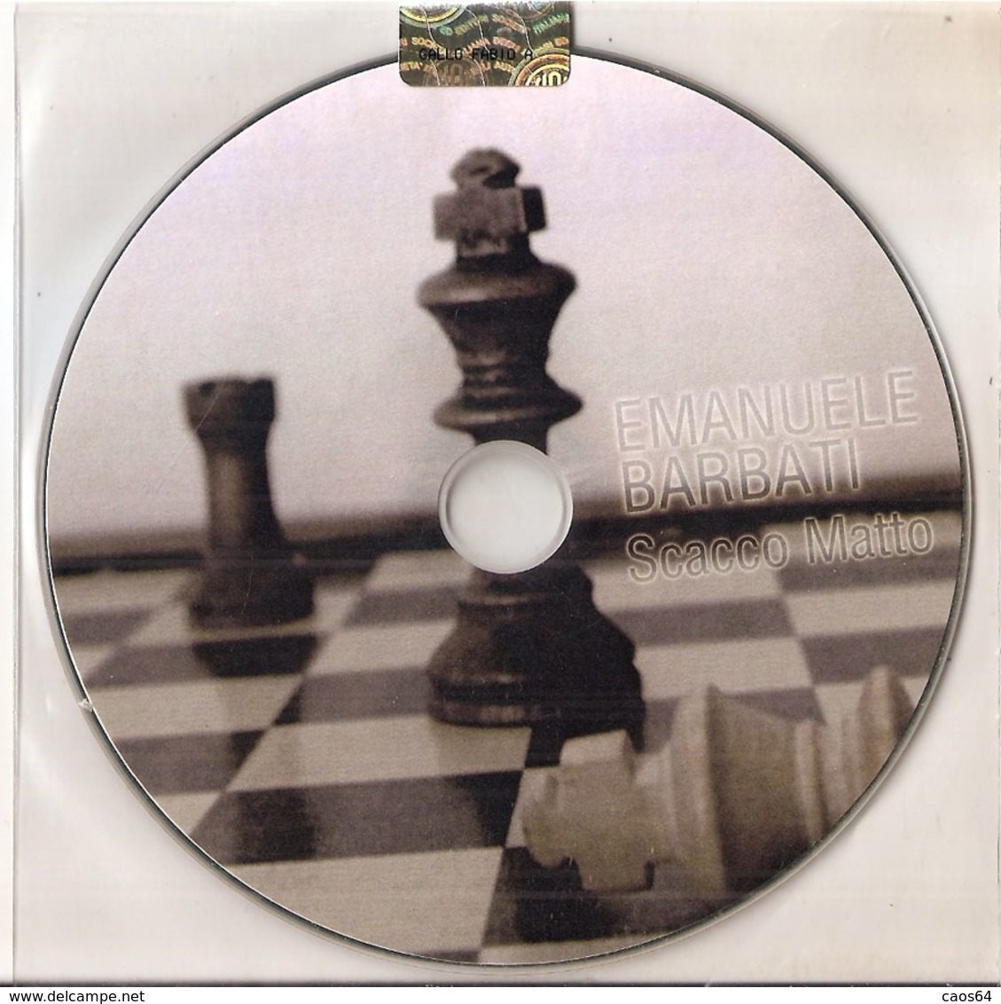 EMANUELE BARBATI SCACCO MATTO PROMO   CD 2013 - Sonstige - Italienische Musik