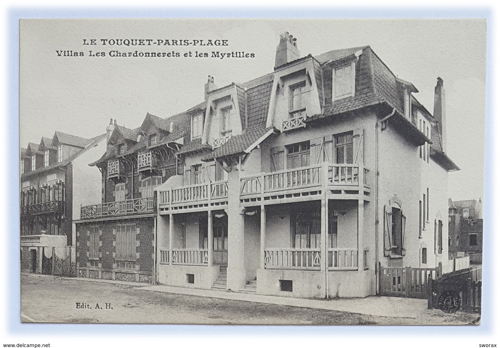 Le Touquet -Paris- Plage - "Villas Les Chardonnerets Et Les Myrtilles" - Edit. A.H. - Le Touquet