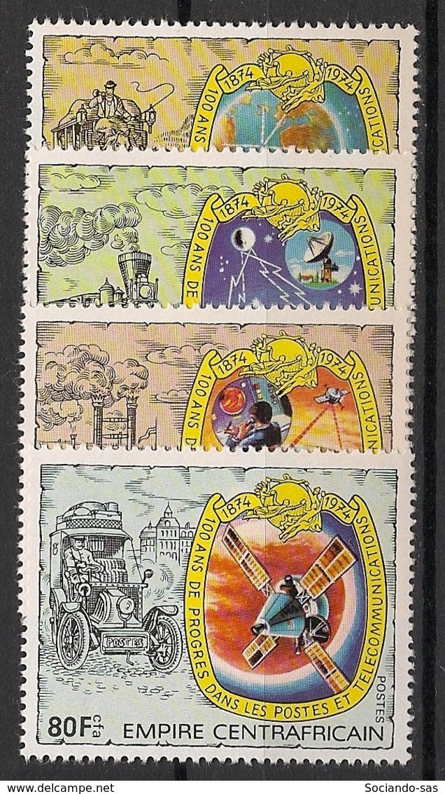Centrafricaine - 1978 - N°Yv. 336 à 339 - PTT - Neuf Luxe ** / MNH / Postfrisch - Centraal-Afrikaanse Republiek