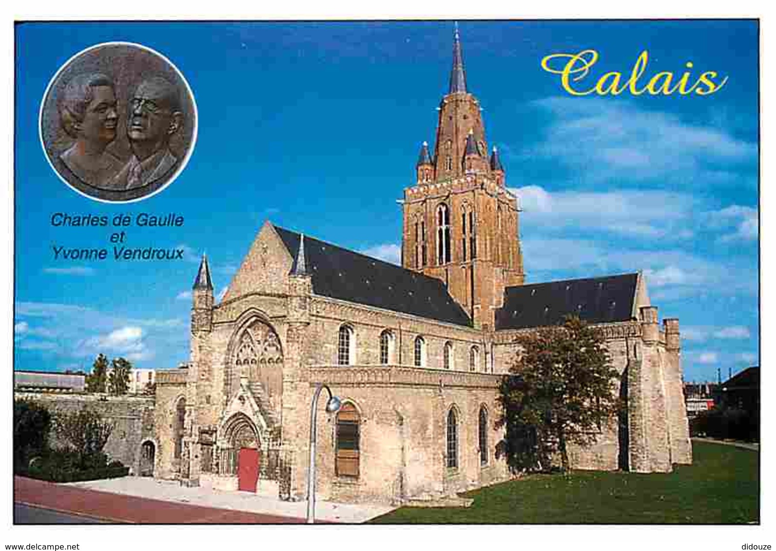 62 - Calais - L'Eglise Notre Dame - Carte Neuve - Voir Scans Recto-Verso - Calais