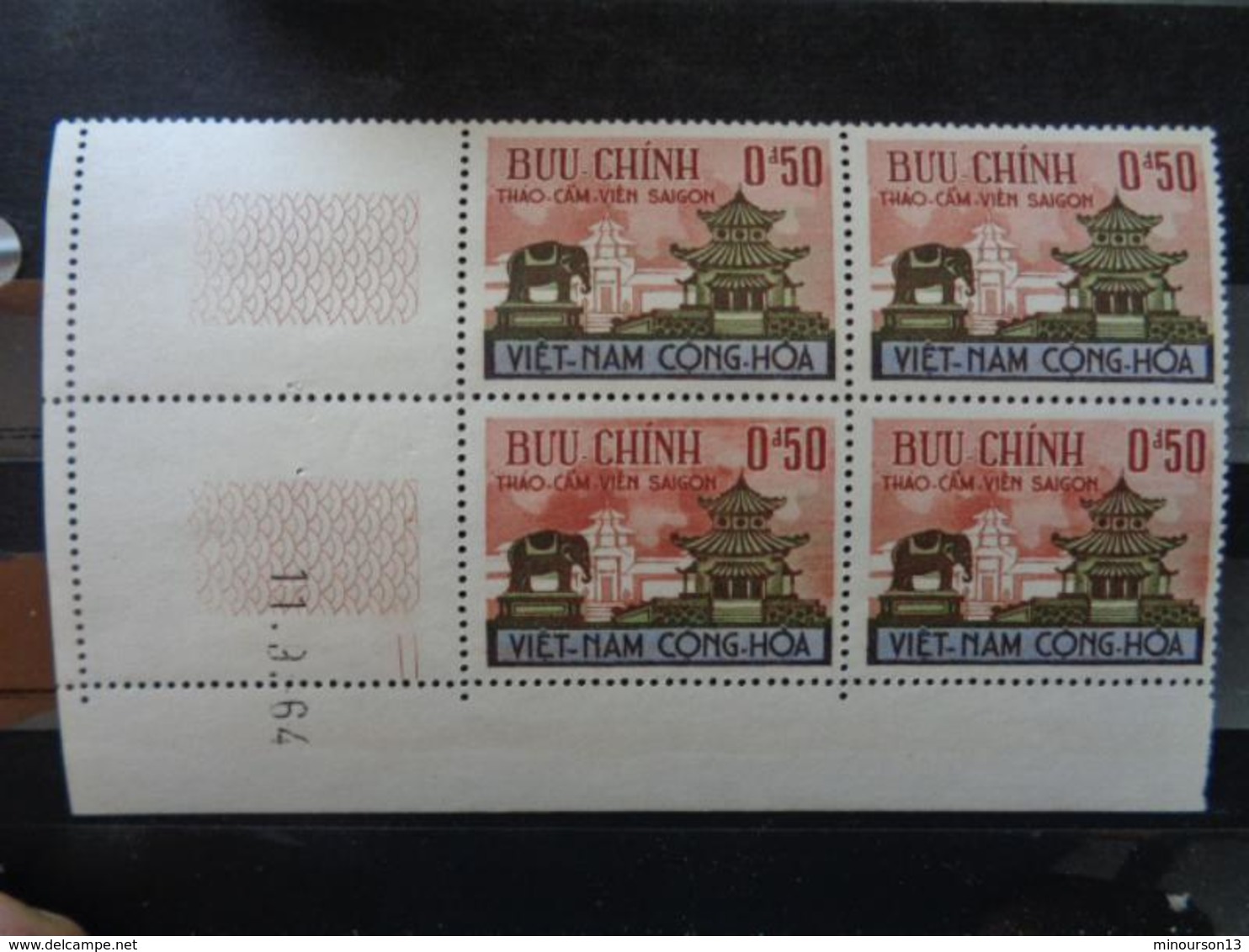 VIETNAM 1964 Y&T N° 250 X 4 ,COINS DATES **  - PAYSAGES - Viêt-Nam