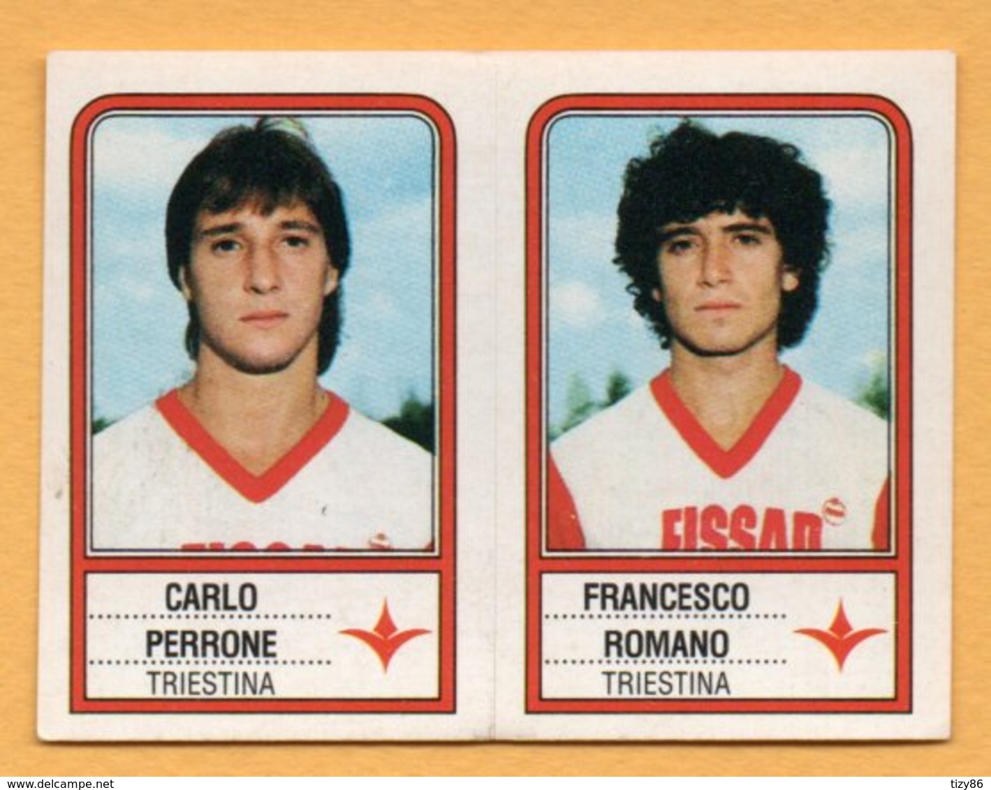 Figurina Panini 1983-84 N° 533 - Carlo Perrone E Francesco Romano, Triestina - Trading Cards