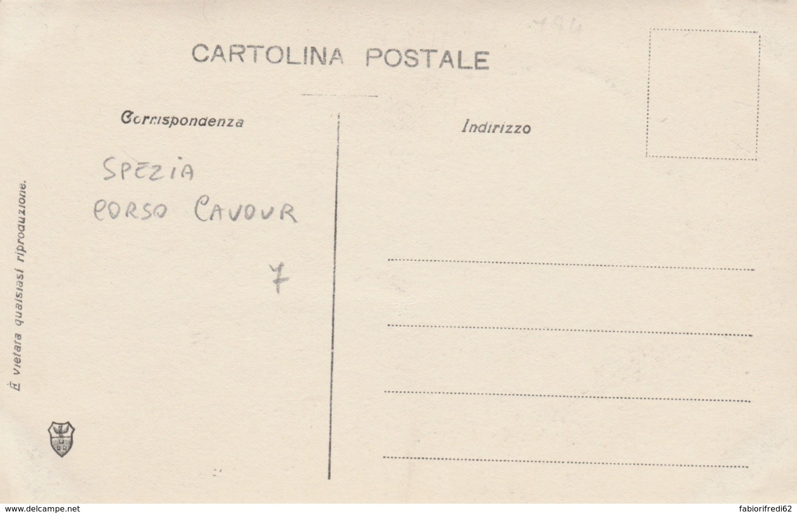 CARTOLINA NON VIAGGIATA PRIMI 900 LA SPEZIA CORSO CAVOUR (TY16 - La Spezia