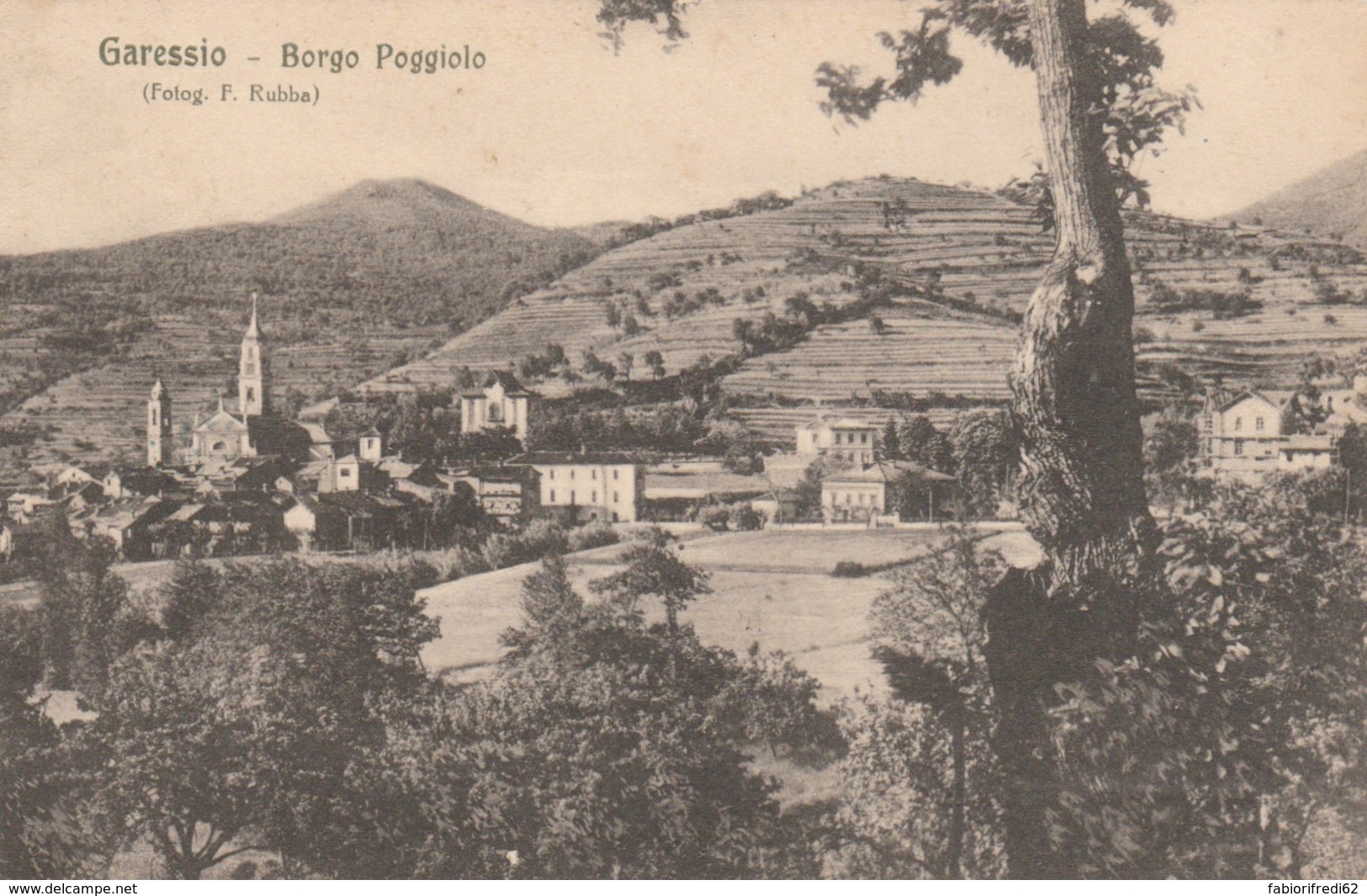 CARTOLINA VIAGGIATA PRIMI 900 GARESSIO-BORGO POGGIOLO (TY133 - Cuneo