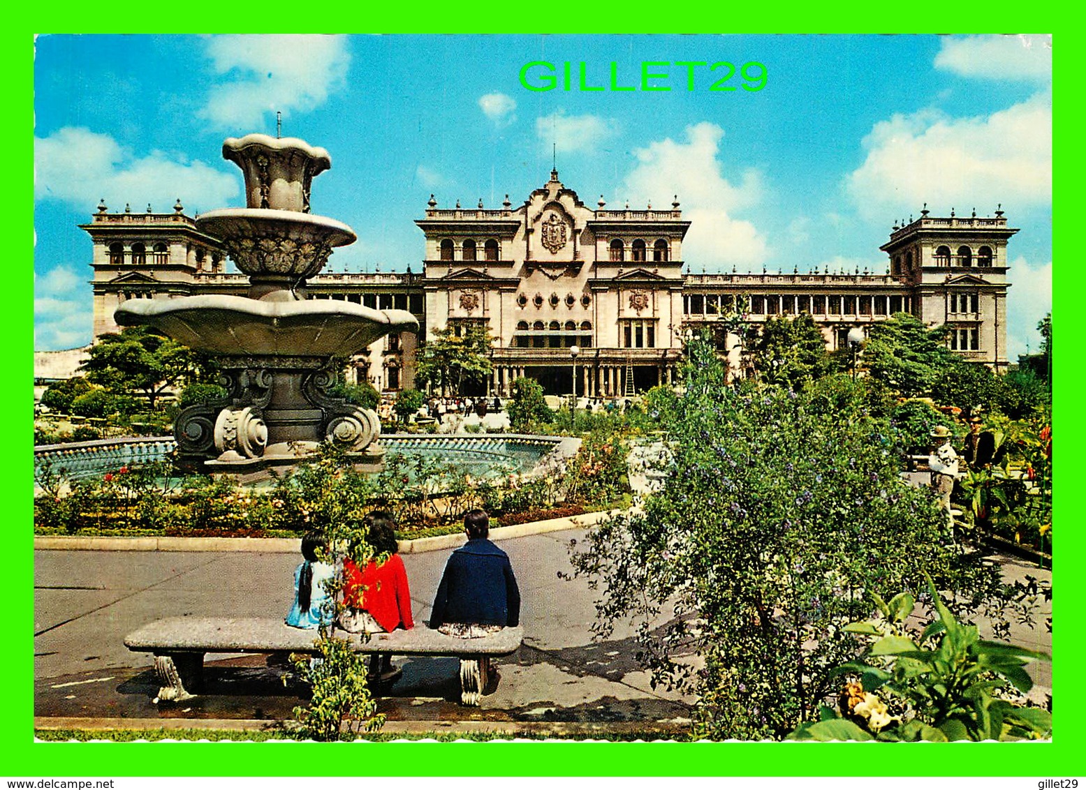 GUATEMALA - PARQUE CENTRAL Y PALACIO NACIONAL CENTRAL PARK & THE NATIONAL PALACE  - KRUGER - - Guatemala