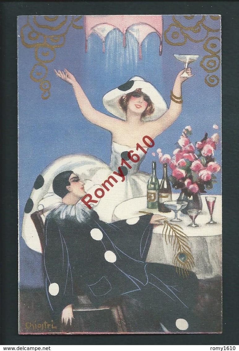 Chiostri. Art Déco. Pierrot Et Colombine, Carnaval, Musique, Danse....2 Scans - Chiostri, Carlo