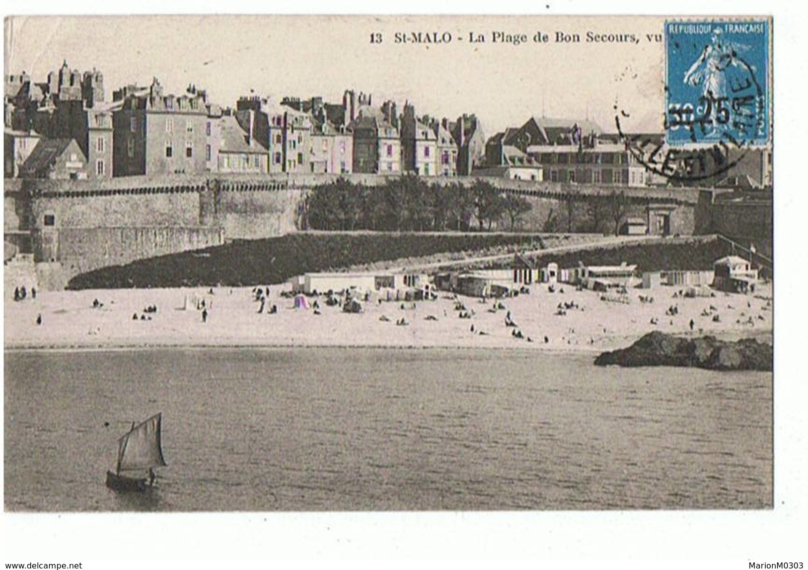 35 - SAINT MALO - La Plage De Bon Secours  - 1174 - Saint Malo