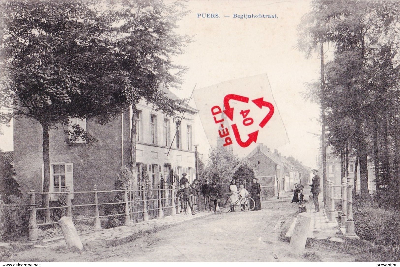 PUERS - Begijnhofstraat - Superbe Carte Circulé En 1922 - Puurs