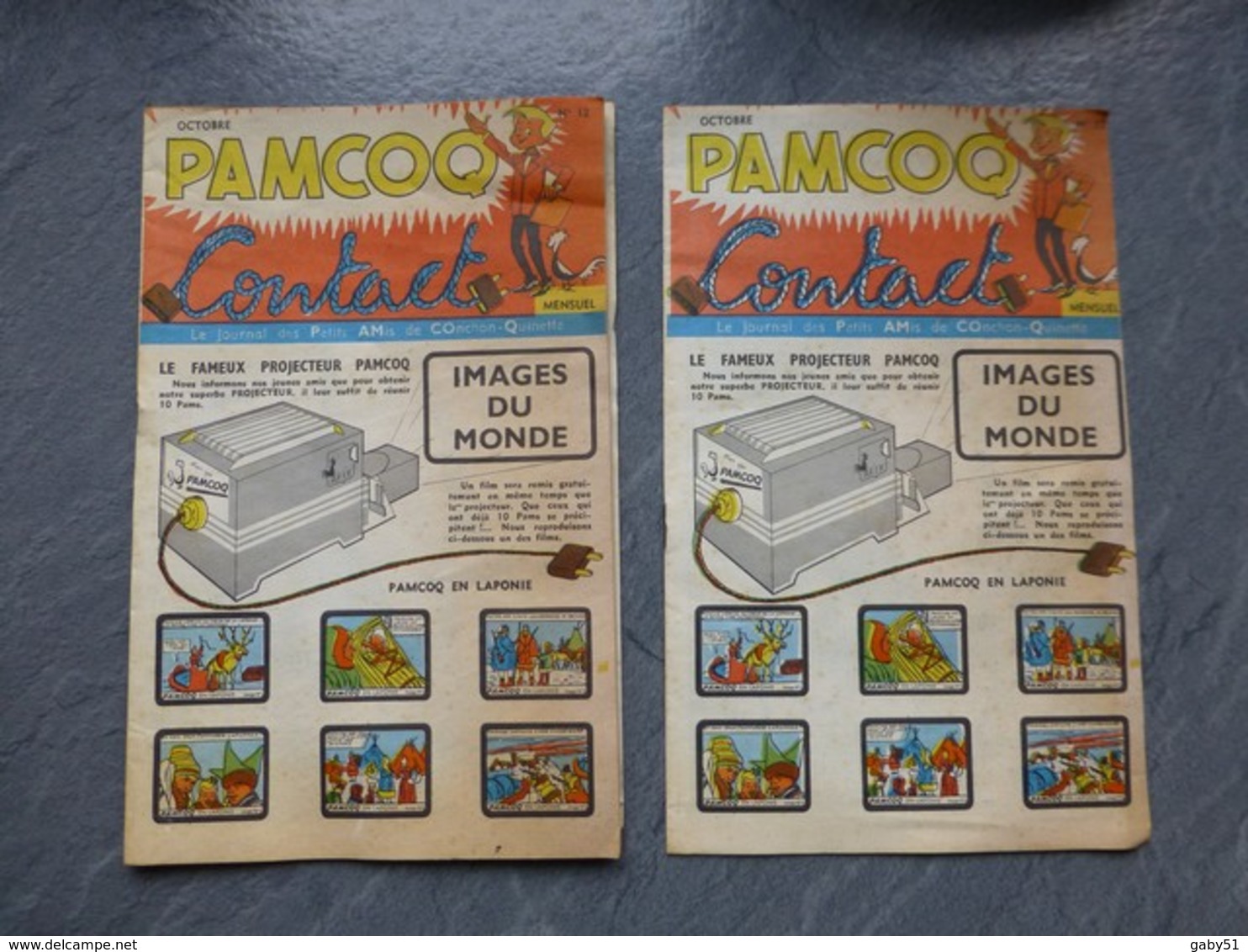 PAMCOQ Petits Amis De Cochon-Quinette, Lot De 2 BD N°12, 1957 ; PAP10 - Autre Magazines