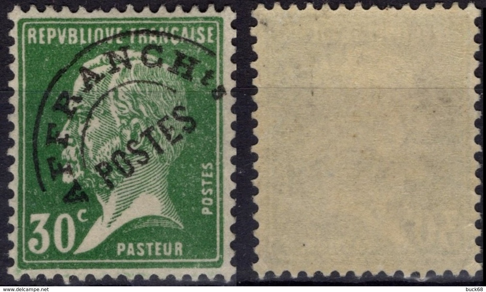 FRANCE Préo  66 * MVLH Type Pasteur Affranchts POSTES 1922-1947 (CV 32 €) - 1893-1947