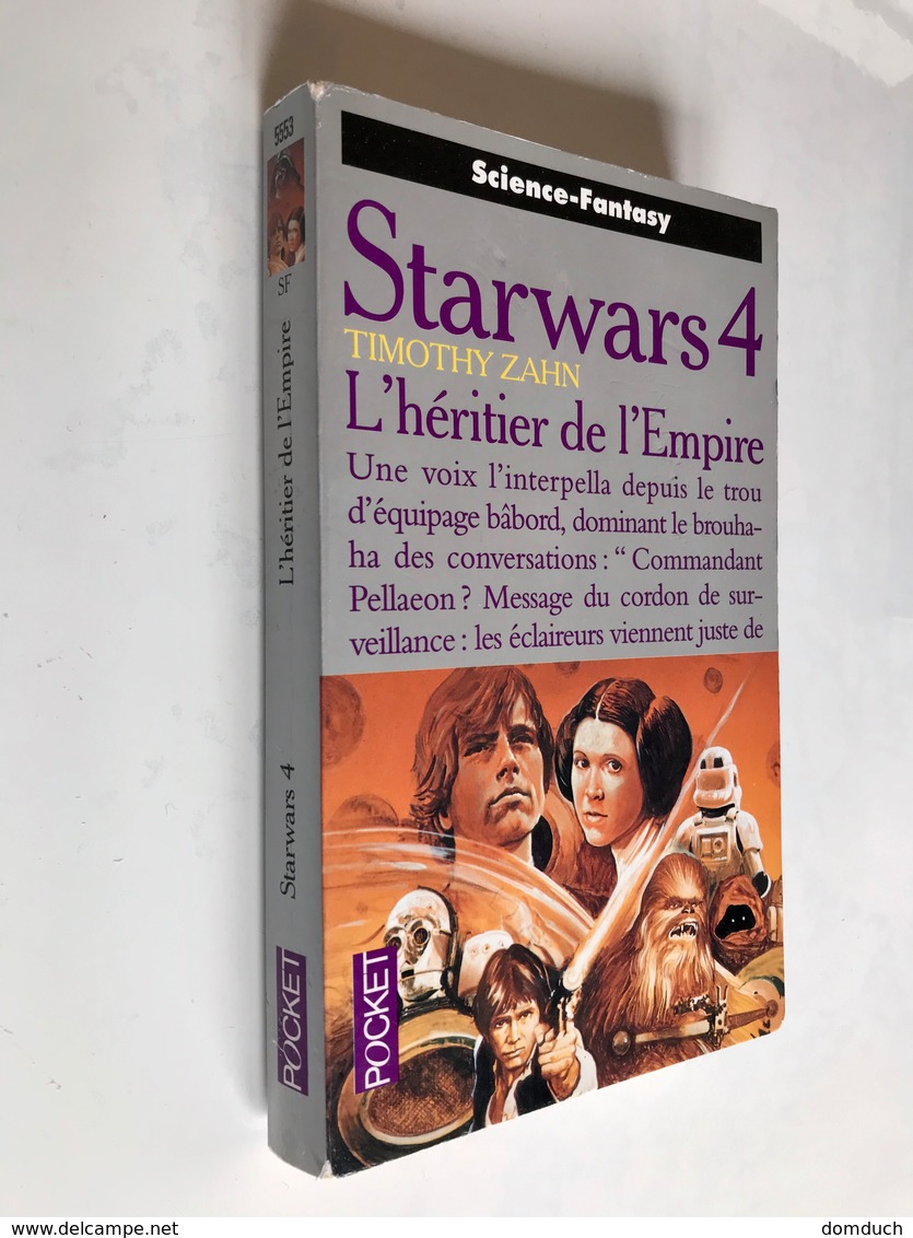 POCKET S.F. Fantasy N° 5553    STAR WARS 4    L’héritier De L’Empire    Timothy ZAHN    404 Pages - 1995 - Presses Pocket