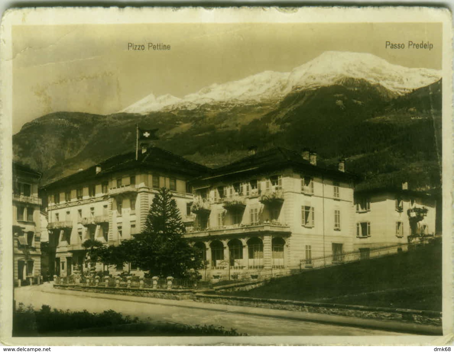 SWITZERLAND - FAIDO - ALBERGO MILANO - FOT. A. & W. BORELLI -  1950s (BG7940) - Faido