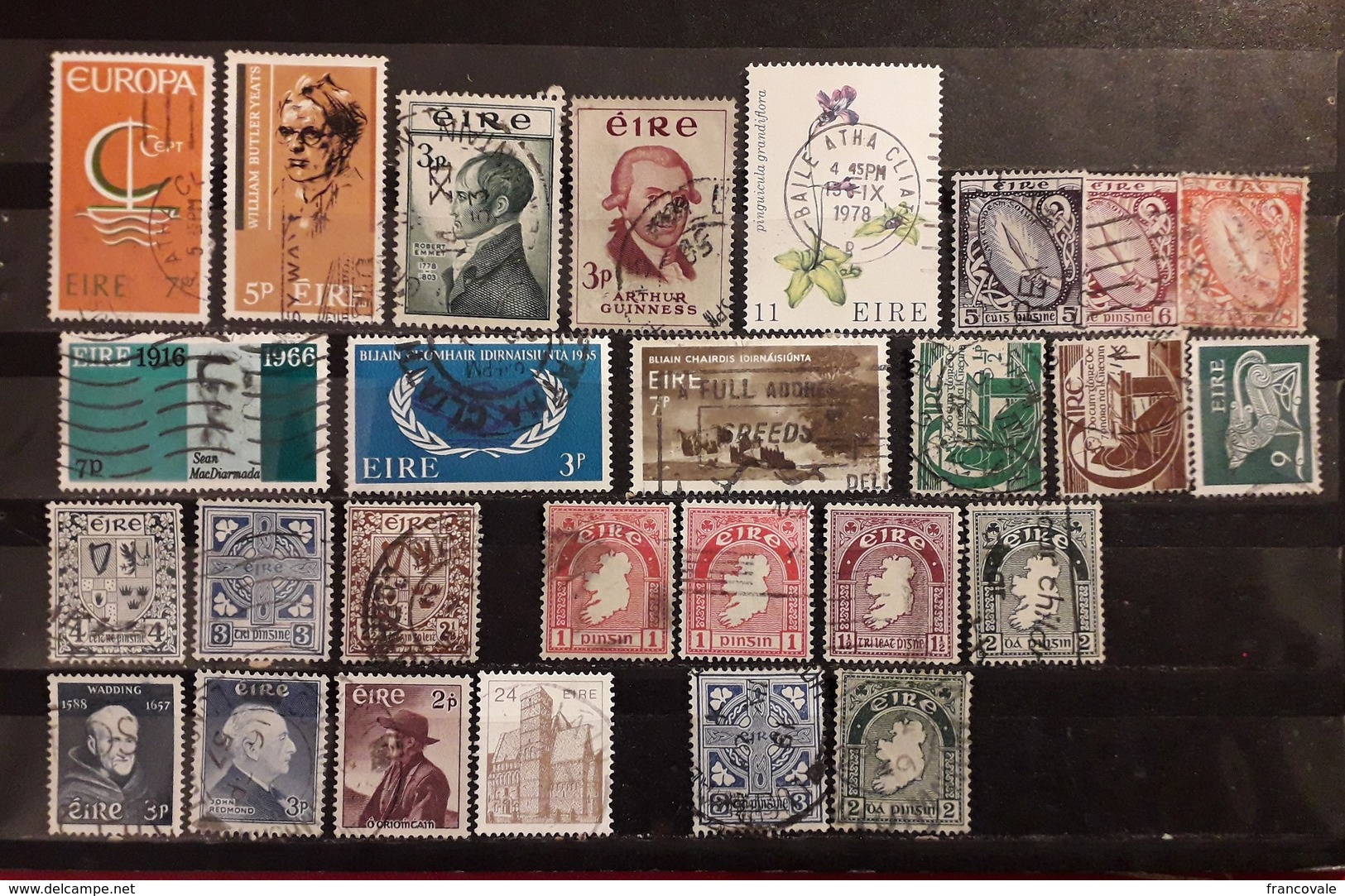 Eire Irlanda 1936 - 1978 Lot 27 Stamps Used - Lots & Serien