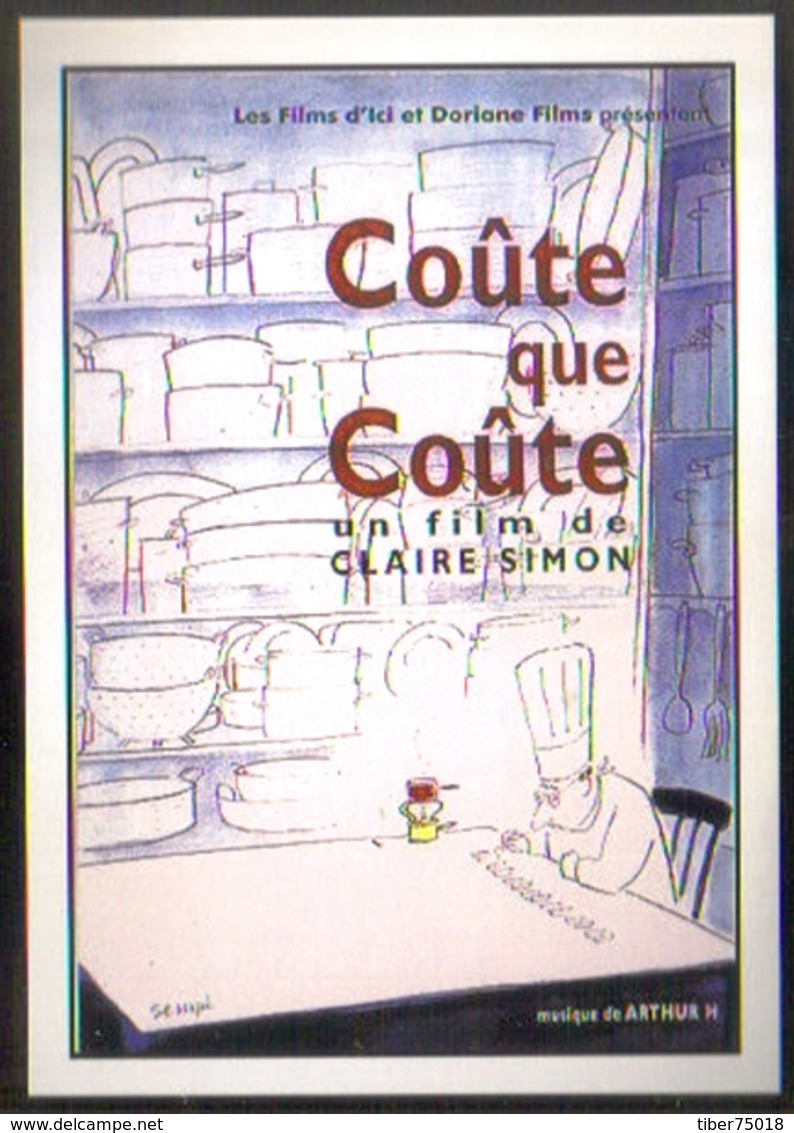 Carte Postale : Coûte Que Coûte (cinema Affiche Film) Illustration Sempé - Sempé