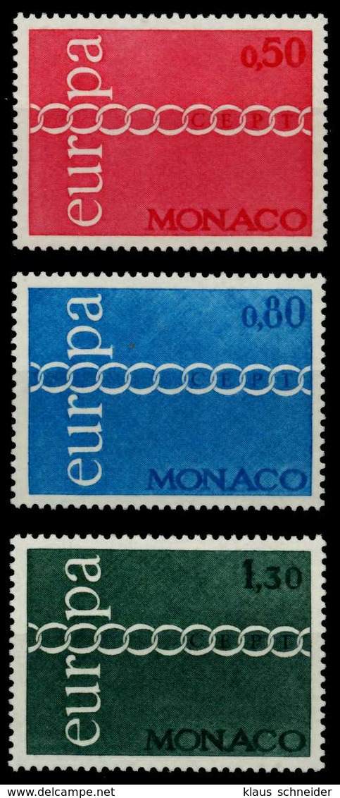 MONACO 1971 Nr 1014-1016 Postfrisch S039092 - Sonstige & Ohne Zuordnung