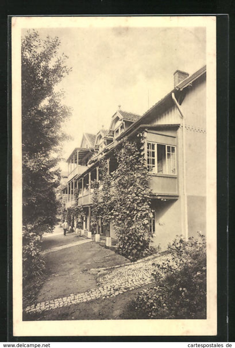 AK Gernrode / Harz, Hotel Hagenthal, Villa Waldfrieden - Sonstige & Ohne Zuordnung