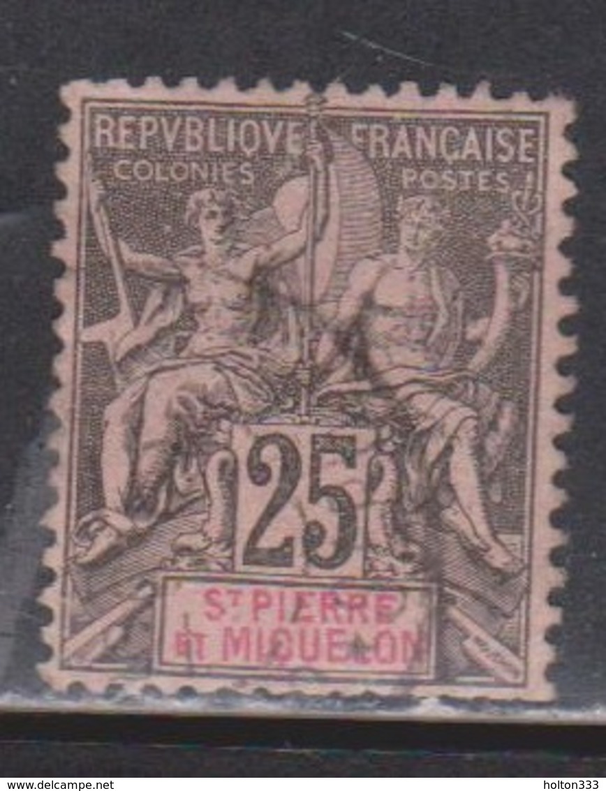 ST PIERRE & MIQUELON Scott # 70 Used - Usados