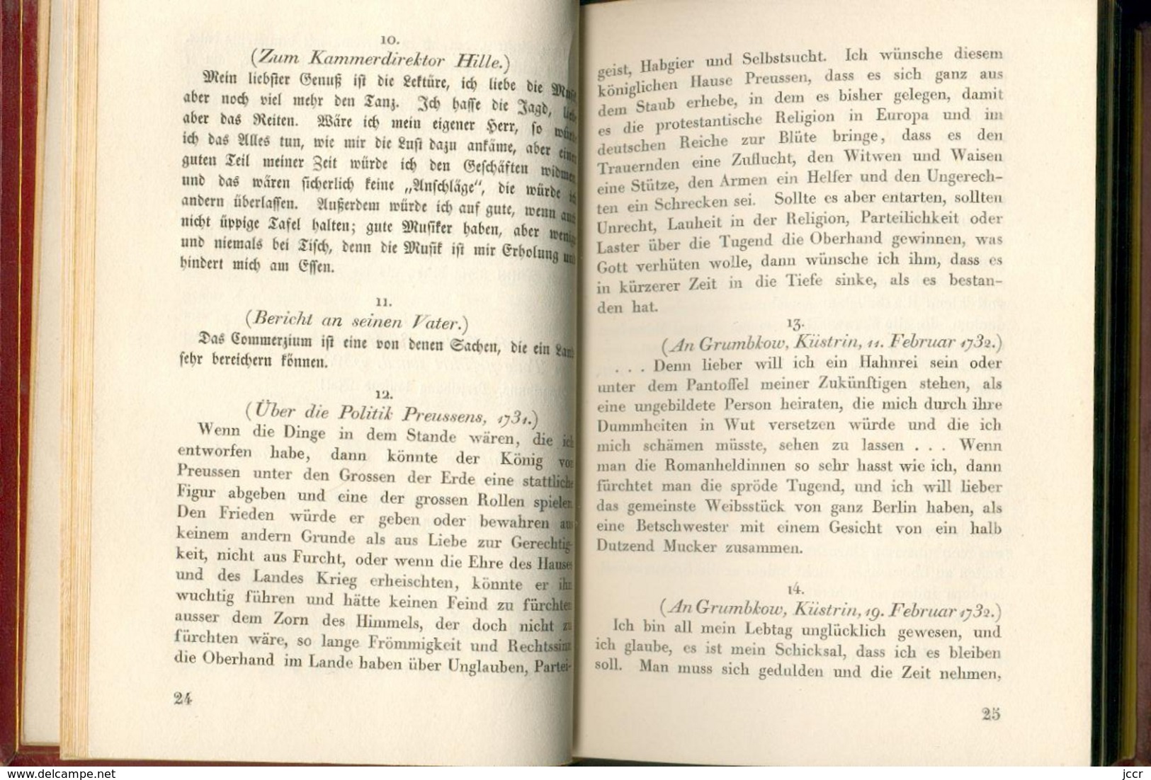 Fridericus Rex - Aussprüche und Gedanken Friedrichs von Preussen - 1907