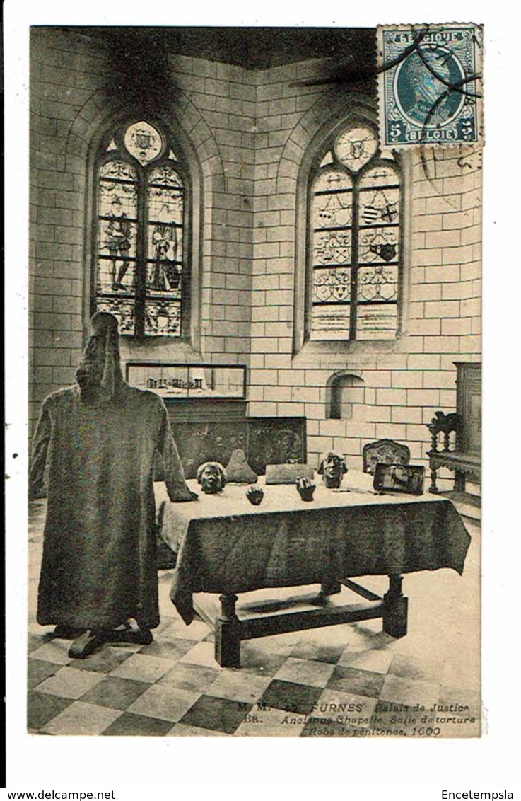 CPA-Carte Postale-Belgique-Furnes-Palais De Justice- Salle De Torture -1923 -VM13561 - Veurne