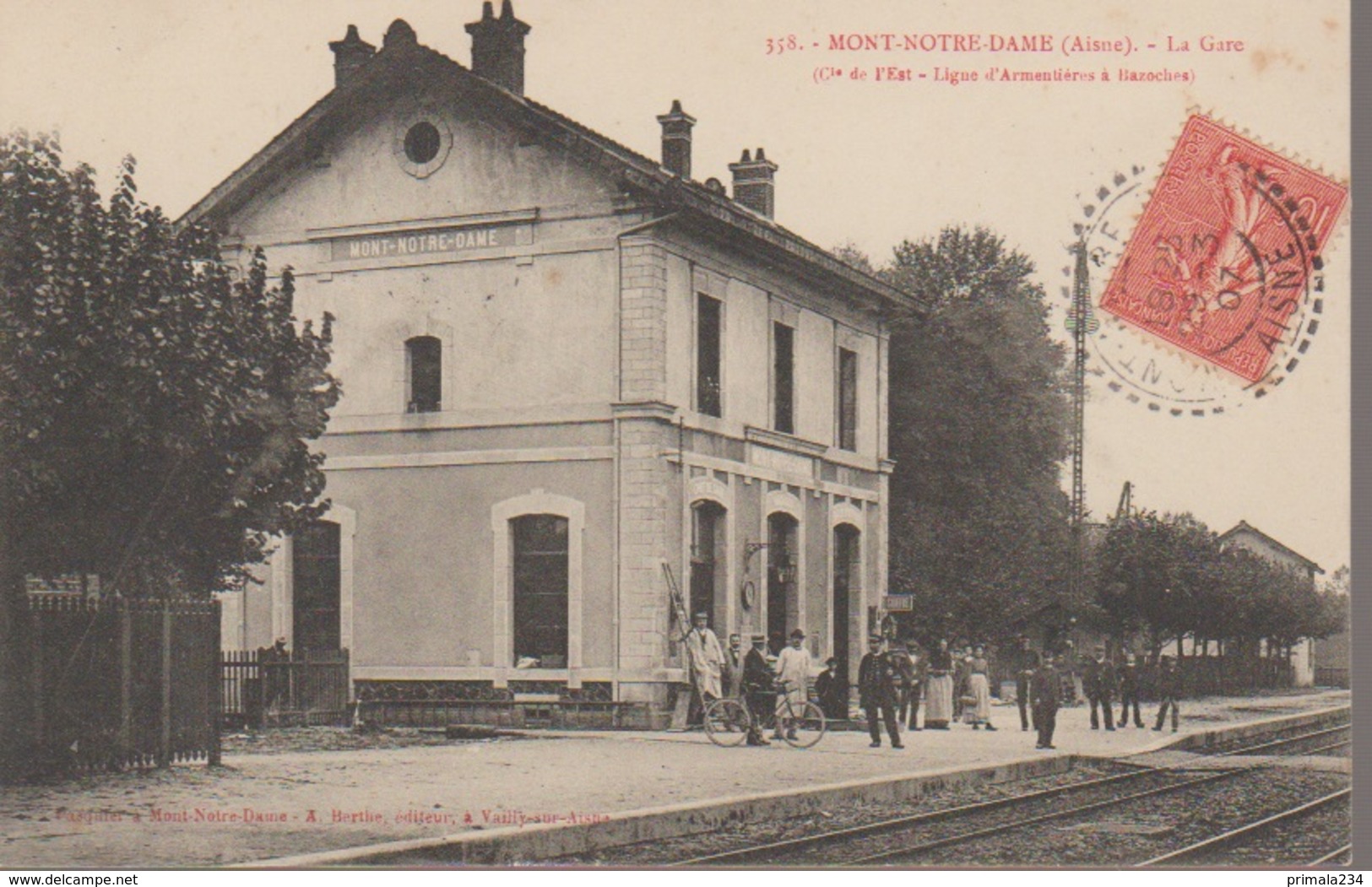 MONT NOTRE DAME -  LA GARE - Autres & Non Classés