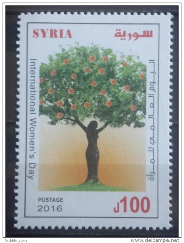 SYRIA 2016 SG 2484 MNH Stamp - International Women's Day - Orange Tree - Cv 17$ - Syria