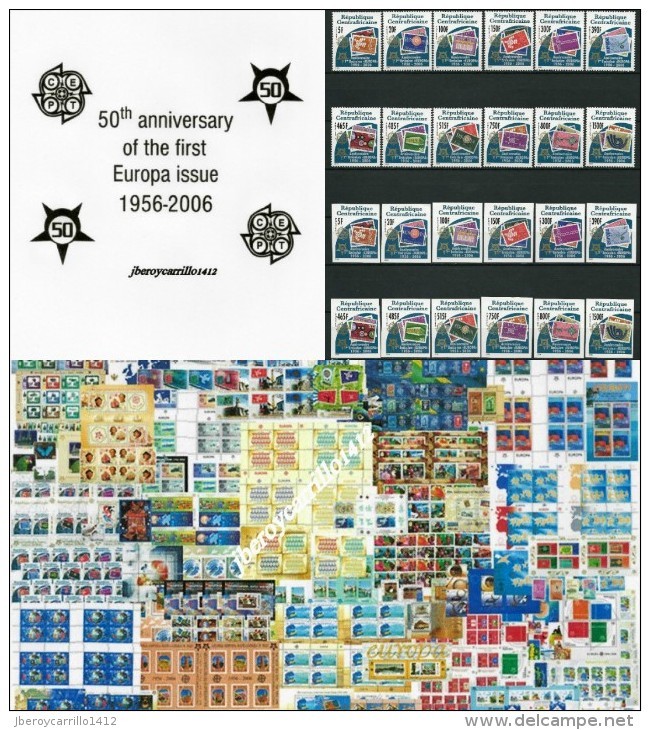 2005 /2006  - "50th ANNIVERSARY FIRST STAMPS EUROPA-CEPT 1956 -. 2006" - COMPLETE COLLECTION - Sammlungen