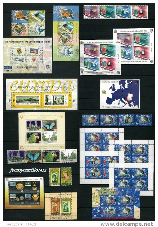 2005 /2006  - "50th ANNIVERSARY FIRST STAMPS EUROPA-CEPT 1956 -. 2006" - COMPLETE COLLECTION