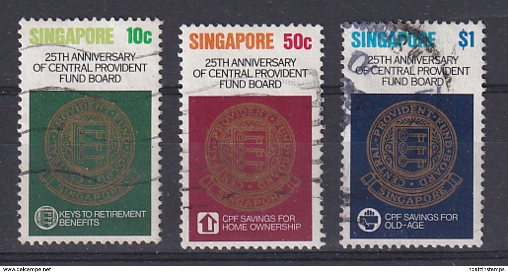 Singapore: 1980   25th Anniv Of Central Provident Fund Board    Used - Singapore (1959-...)