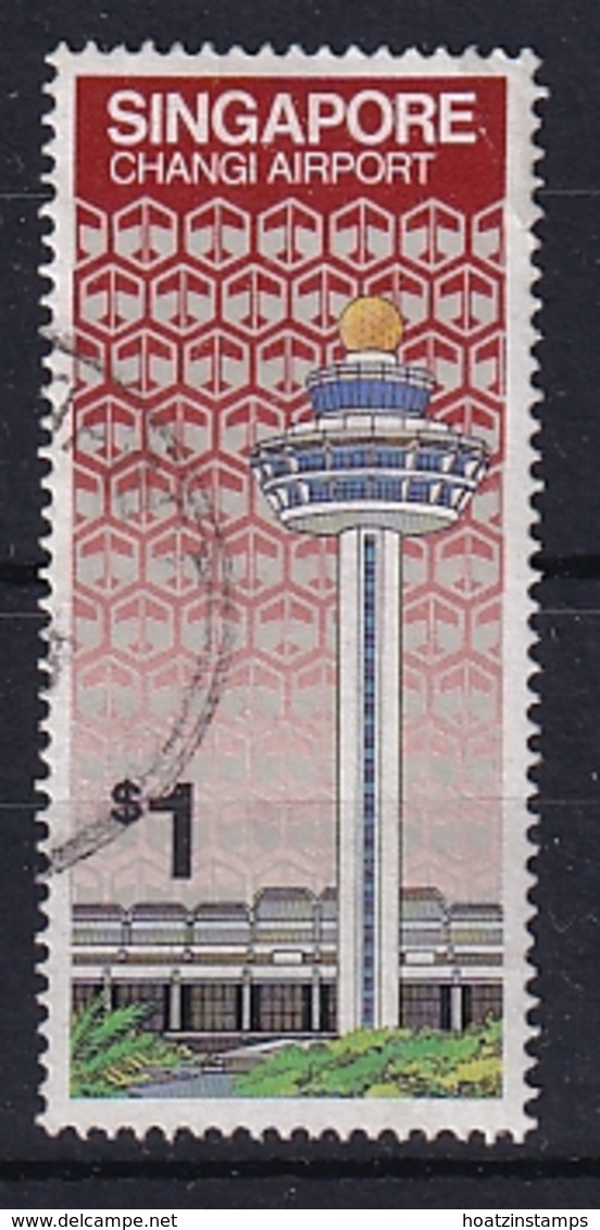 Singapore: 1981   Opening Of Changi Airport  SG415    $1     Used - Singapour (1959-...)