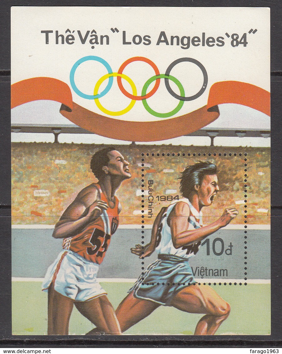 1984 Vietnam Los Angeles Olympics Souvenir Sheet MNH *difficult** - Vietnam