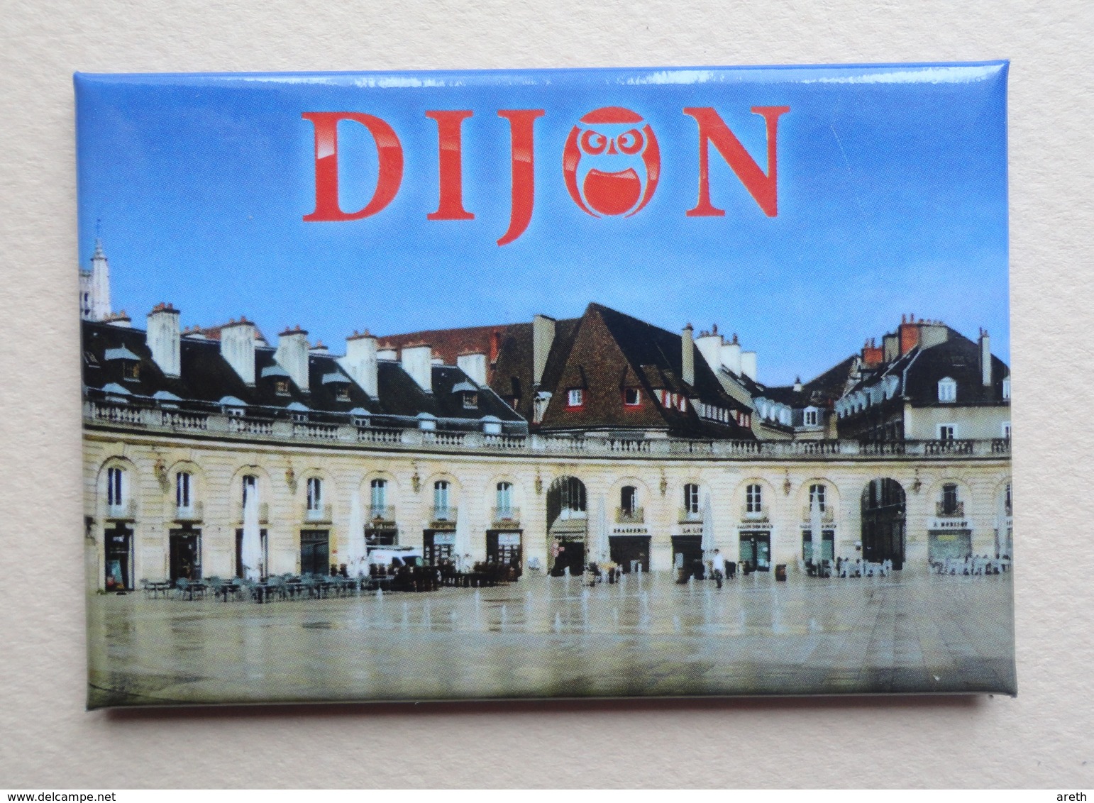 2 Magnets DIJON - Chouette,Le Bareuzai, Palais Des Ducs.. - Tourisme