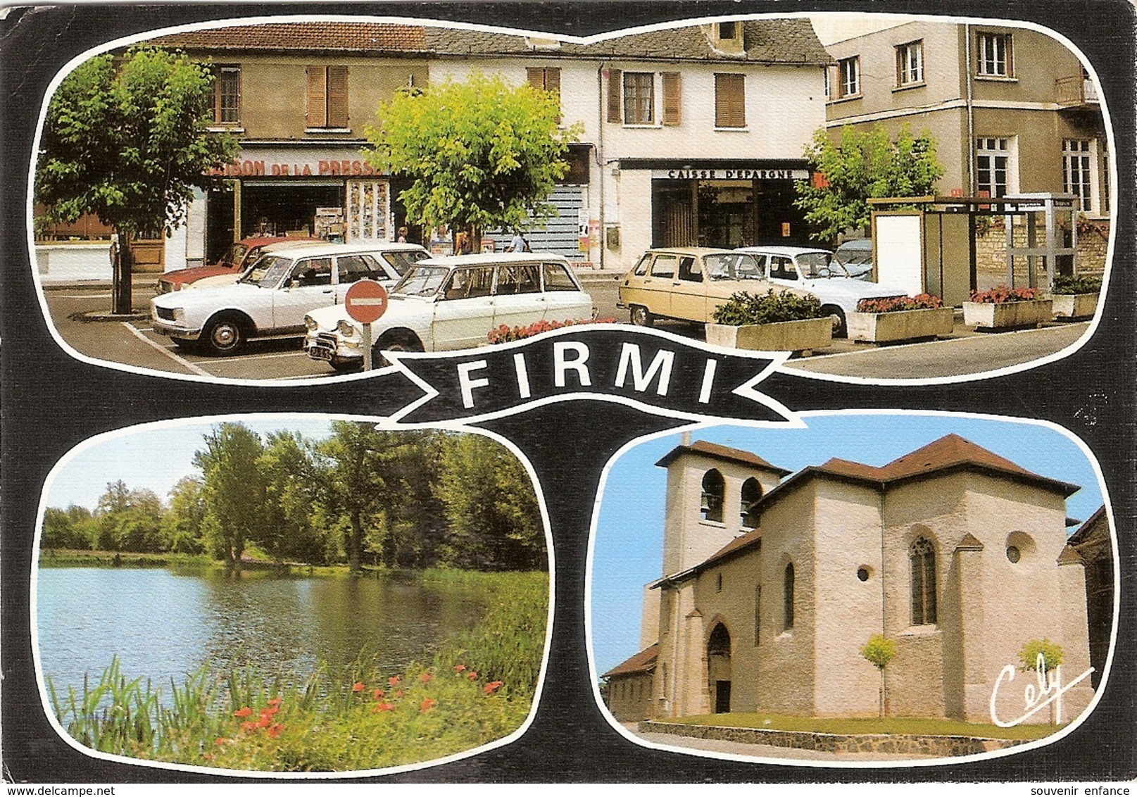 CP Firmi Multivues Multi Vues Place De La Mairie L'Etang De La Forézie 12 Aveyron - Firmi