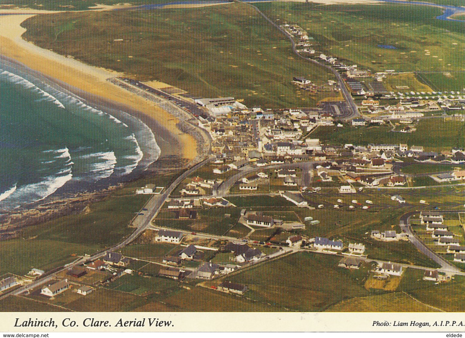 Lahinch Aerial View Size 10 By 15 Cms - Clare