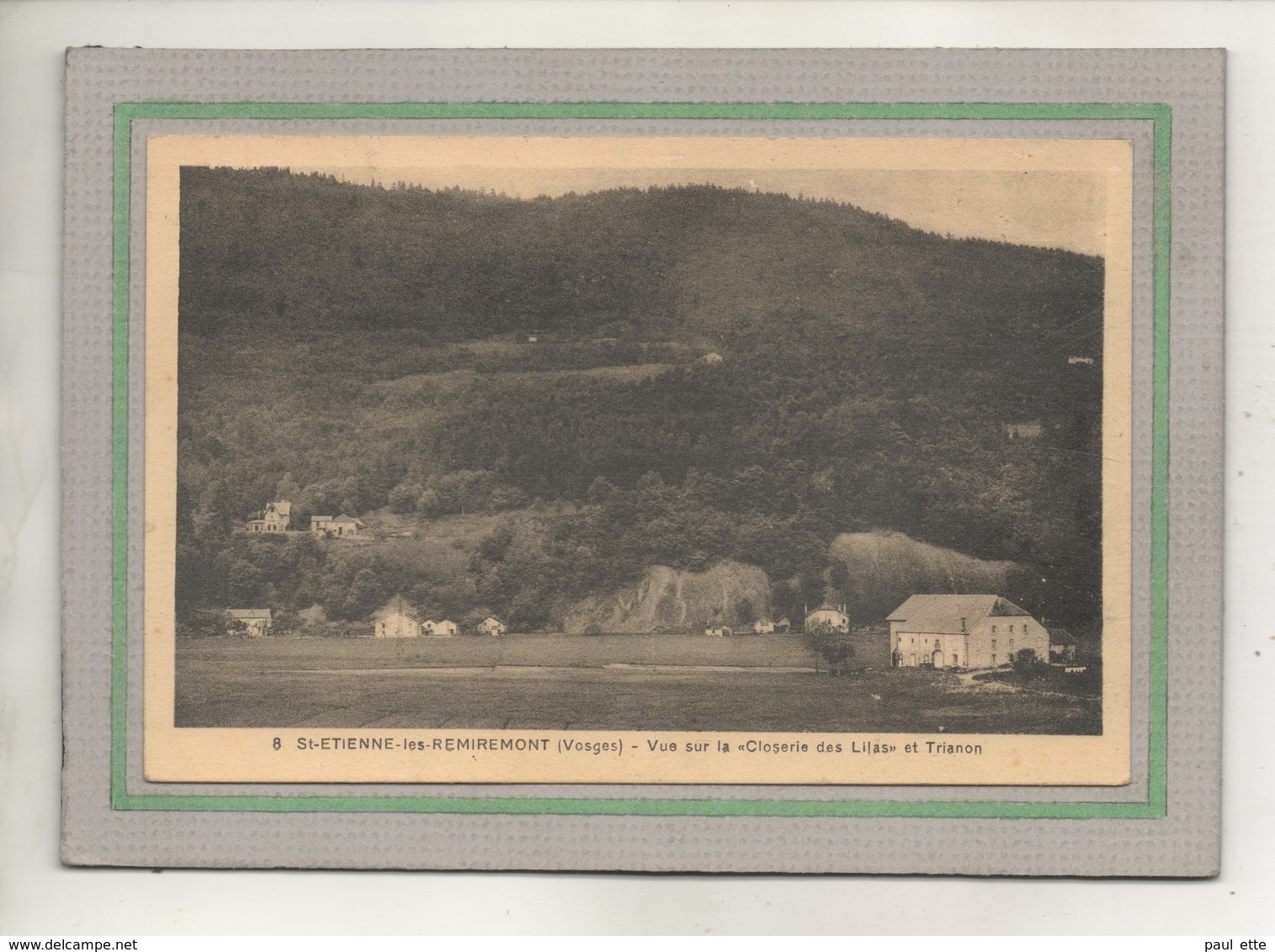 CPA - (88) SAINT-ETIENNE-les-REMIREMONT - Aspect De La Ferme Vosgienne Et De La Closerie Des Lilas Et Trianon En 1947 - Saint Etienne De Remiremont