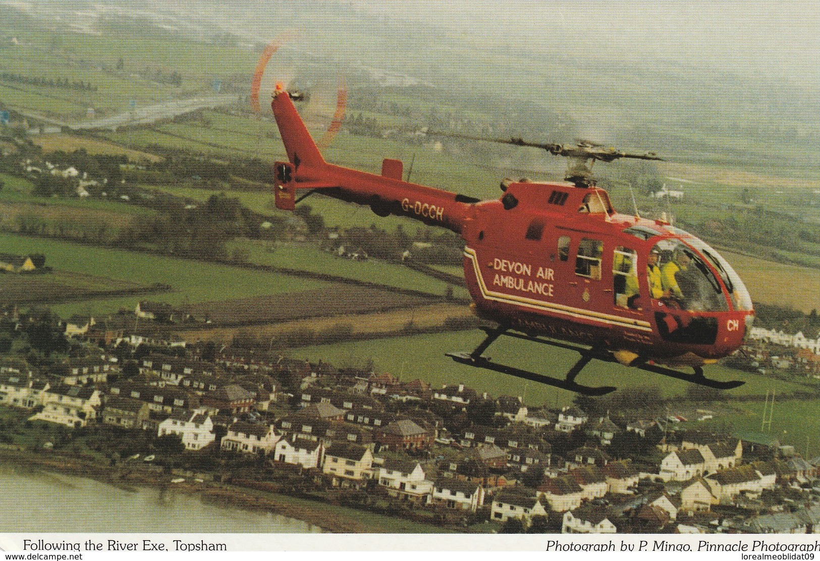 Devon Air Ambulance - Hélicoptère - Following The River Exe, Topsham  - Ambulance De Secours - Helicopters