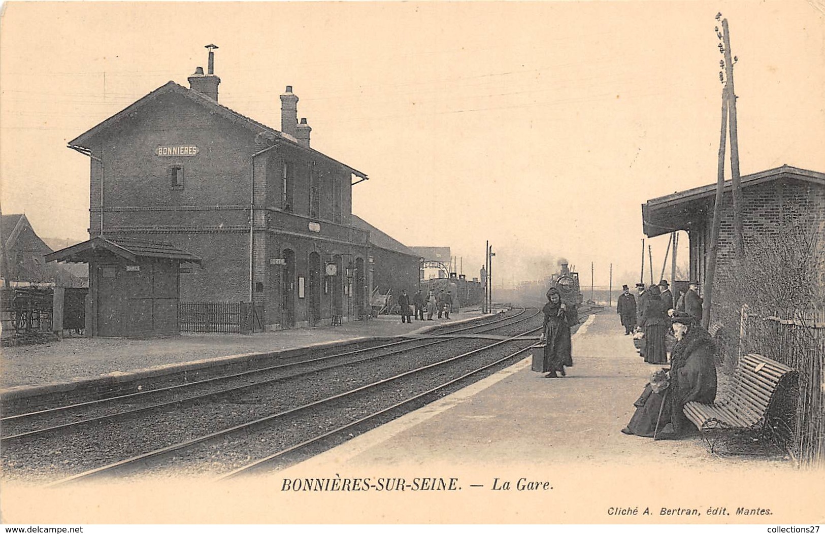 78-BONNIERES-SUR-SEINE-LA GARE - Bonnieres Sur Seine