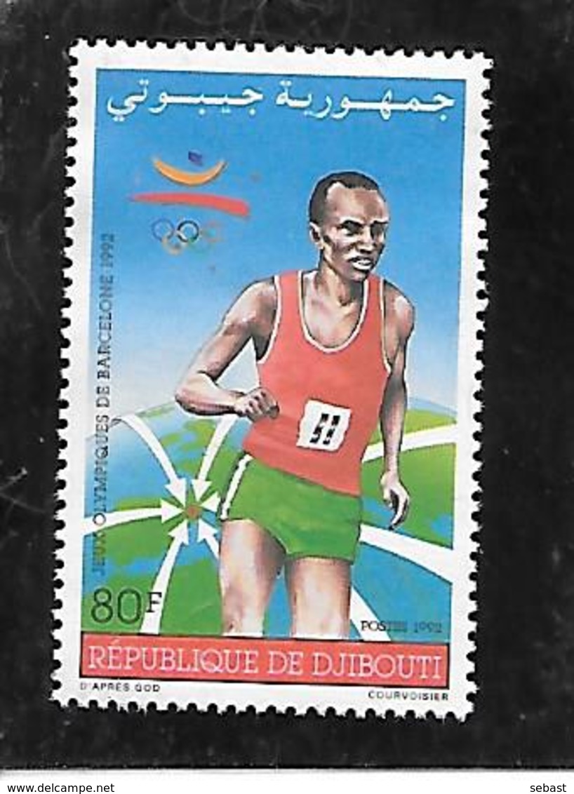 TIMBRE NEUF  SANS GOMME  DE DJIBOUTI DE 1992 N° MICHEL 567 - Djibouti (1977-...)