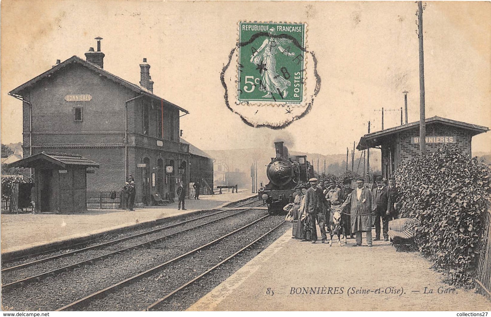 78-BONNIERES-SUR-SEINE-LA GARE - Bonnieres Sur Seine