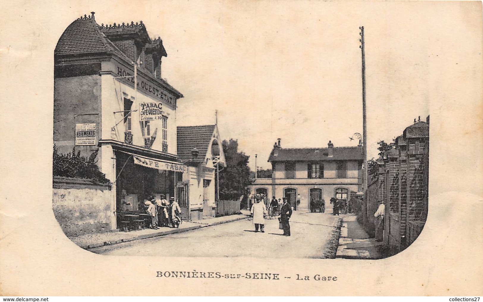 78-BONNIERES-SUR-SEINE- LA GARE - Bonnieres Sur Seine