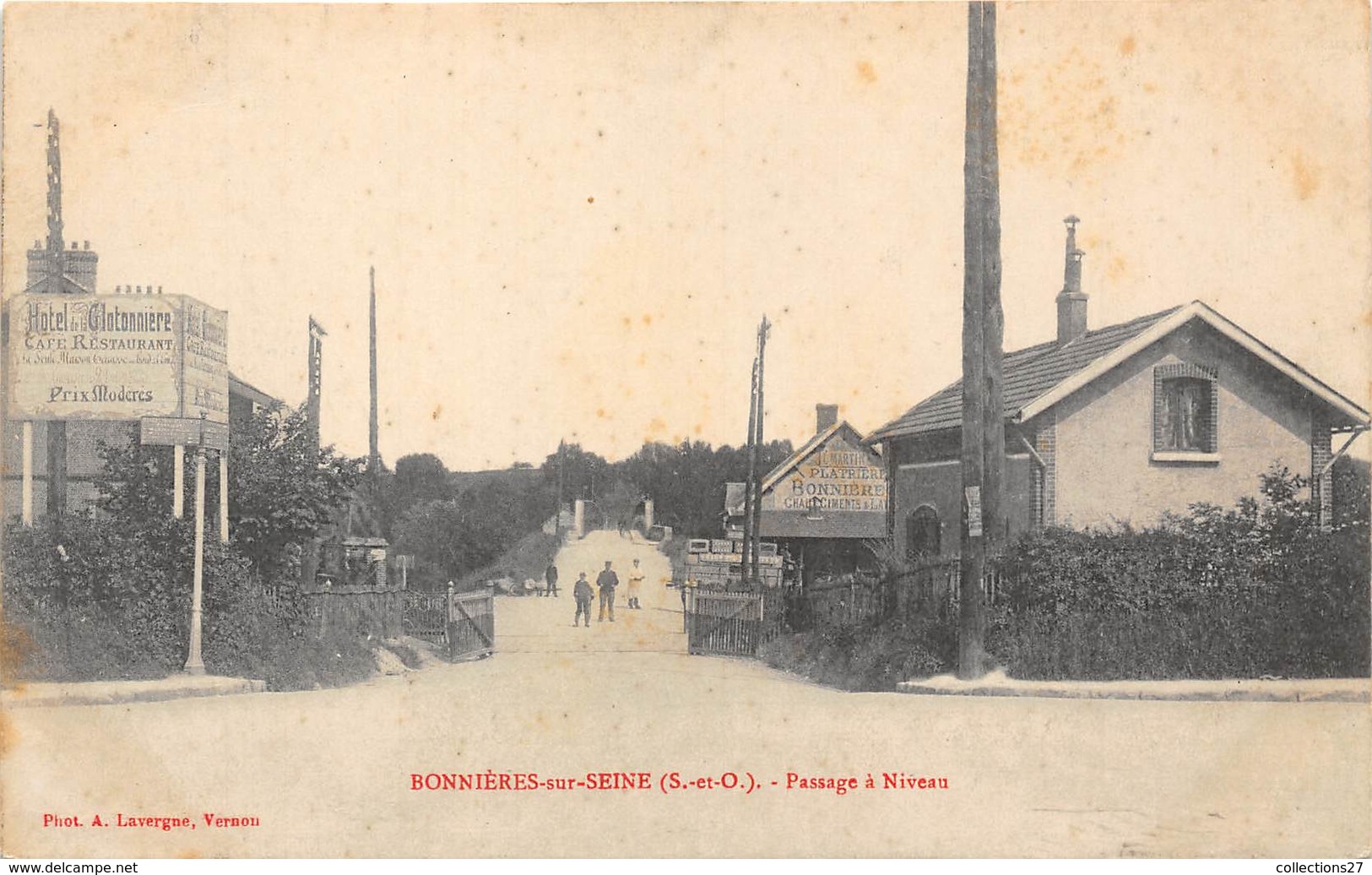 78-BONNIERES-SUR-SEINE- PASSAGE A NIVEAU - Bonnieres Sur Seine