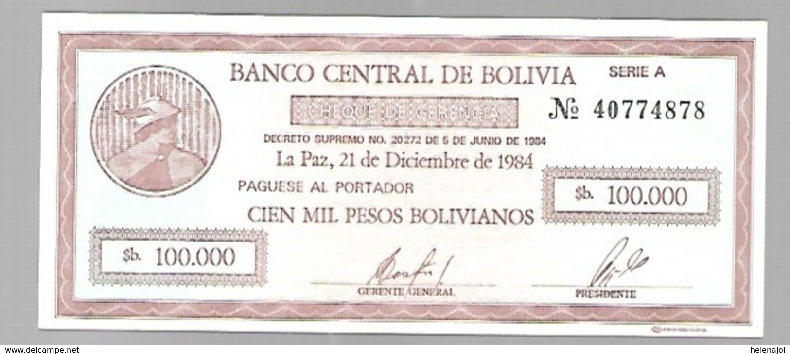 Monnaies D'urgence - Bolivië